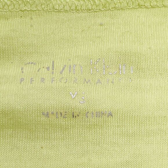 Calvin Klein Performance Tank Top Pullover Shirt Mens Size Extra Small XS Yellow - Picture 3 of 8